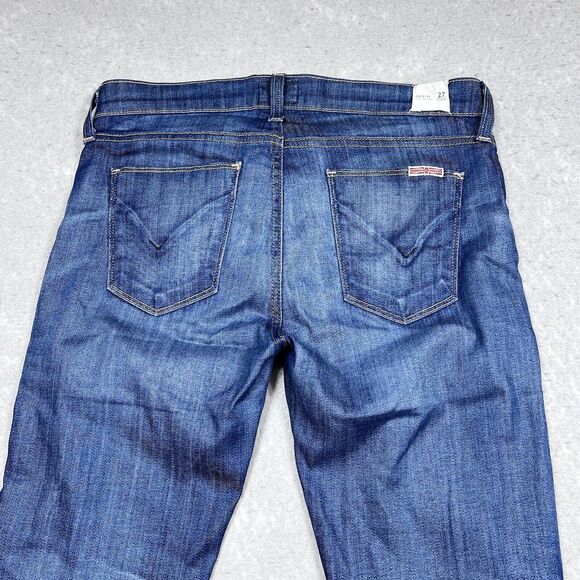 HUDSON Juliette Jeans Womens Size 27 Blue Refine Super Skinny Jeans Zip Front - Picture 10 of 15
